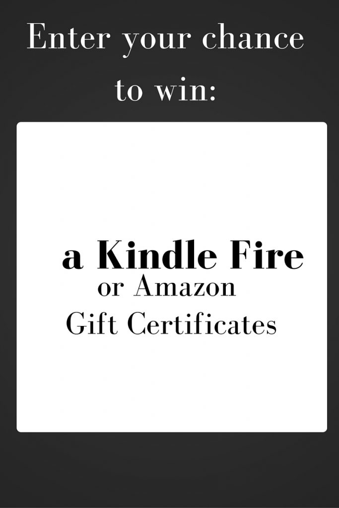 Enter for your chance to win a Kindle Fire or Amazon gift certificates